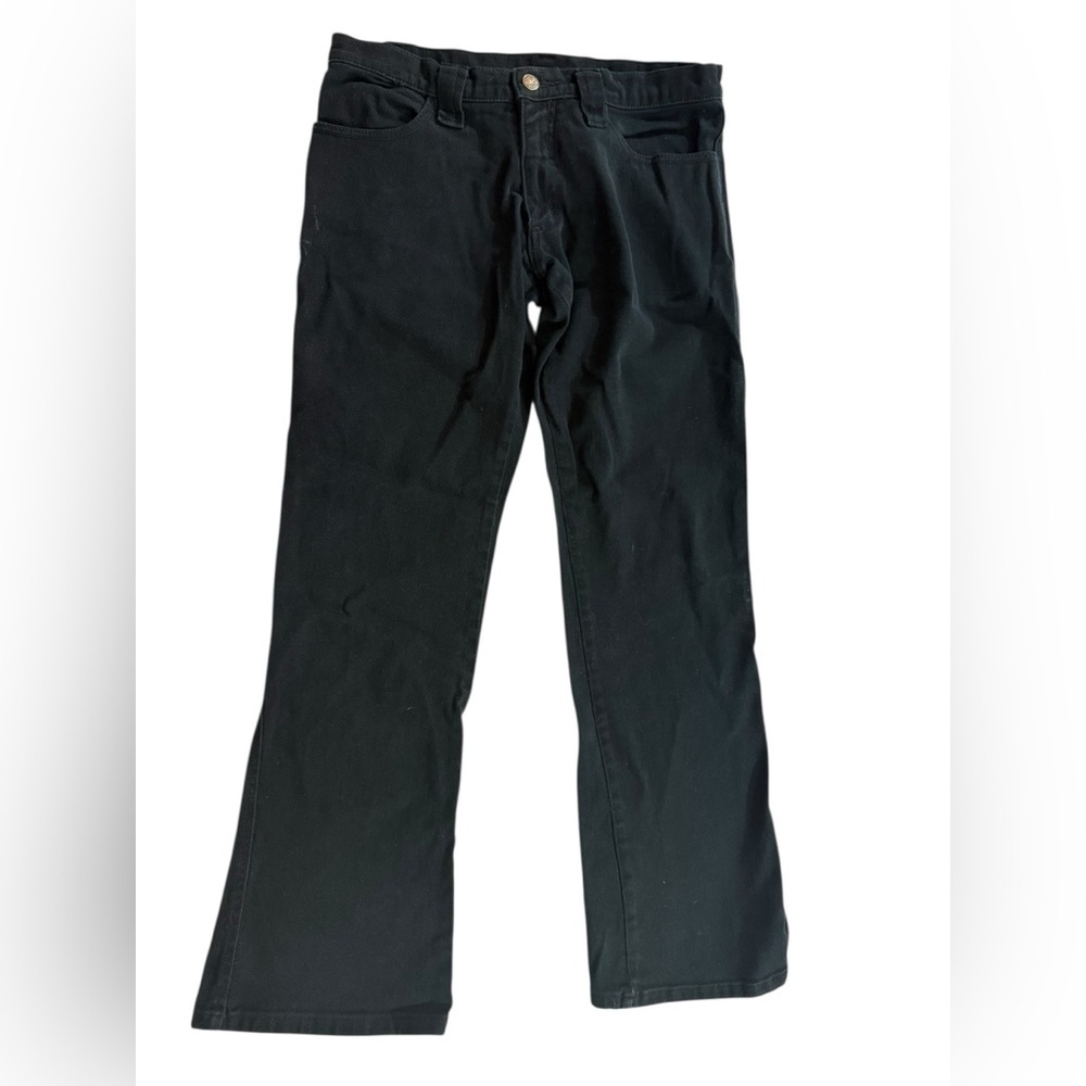 Serious Los Angeles Black Denim Flare Bootcut Men’s Jeans Waist 33